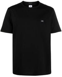 C.P. Company - Logo-patch Cotton T-shirt - Lyst
