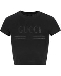Gucci - Cropped T-Shirt - Lyst