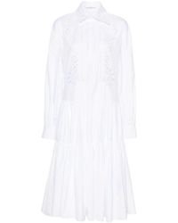 Ermanno Scervino - Cut-out Flared Maxi Dress - Lyst