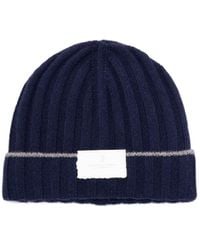 Brunello Cucinelli - Cashmere Rib Knit Beanie - Lyst