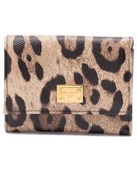 Dolce & Gabbana - Leopard Print Wallet - Lyst