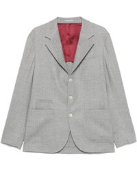 Brunello Cucinelli - Fine-Ribbed Blazer - Lyst