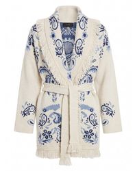 Alanui - 'Island Roots Foulard' Cardigan - Lyst