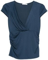 Patrizia Pepe - V-Neck T-Shirt - Lyst