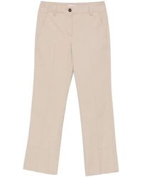 Brunello Cucinelli - Kickflare Cigarette Trousers - Lyst