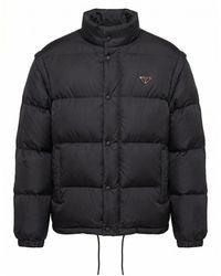 Prada - Re-Nylon Down Jacket - Lyst