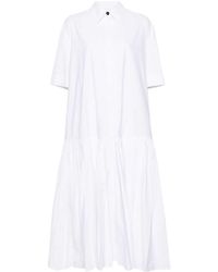 Jil Sander - Cotton Shirt Dress - Lyst