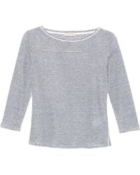 Purotatto - Boat-Neck 3/4 Sleeves Blouse - Lyst