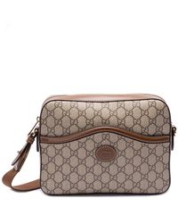Gucci - Messenger Bag With `Interlocking G` - Lyst