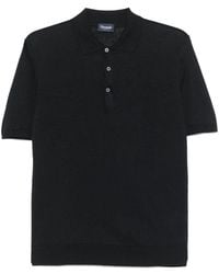 Drumohr - Short Sleeve Polo With Buttons - Lyst
