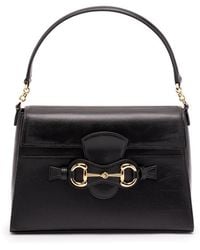 Gucci - Horsebit Duomo Medium Top Handle Bag - Lyst