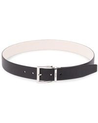 Prada - Saffiano Leather Reversible Belt - Lyst