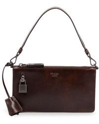 Prada - Vintage Leather Mini Bag - Lyst
