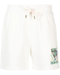 Casablanca - `le Jeu` Embroidered Shorts - Lyst