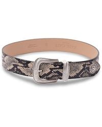 KATE CATE - 'Tex Mex Python' Belt - Lyst