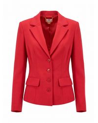 Elisabetta Franchi - Technical Fabric Blazer - Lyst