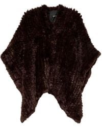 Pinko - Faux-Fur Cape - Lyst