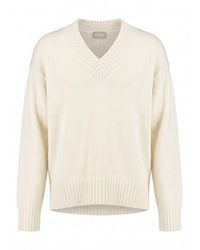 Drumohr - Long Sleeve V-Neck Sweater - Lyst
