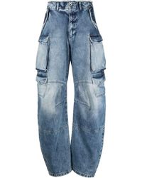 Patrizia Pepe - High-rise Wide-leg Jeans - Lyst
