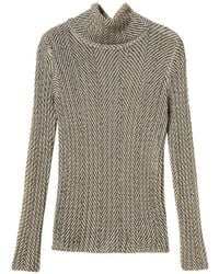 Twinset - Printed Turtleneck Sweater - Lyst