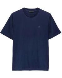 Prada - Embroidered-Logo T-Shirt - Lyst