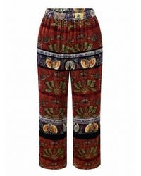 Hui Milano - Velvet Bellyband Waist Pants - Lyst