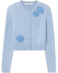 Self-Portrait - Flower Knit Cardigan - Lyst