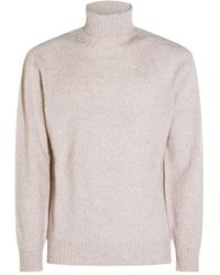 Altea - Long Sleeve Turtle-Neck Sweater - Lyst