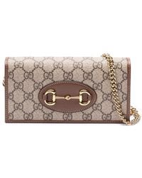 Gucci - ` Horsebit 1955` Wallet With Chain - Lyst
