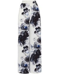 Alexander McQueen - Floral Trousers - Lyst