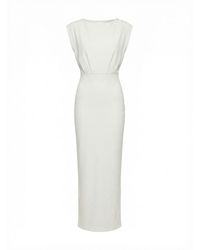 Elisabetta Franchi - Carpet Full Milano Stitch Knit Dress - Lyst