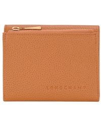 Longchamp - 'Le Foulonné' Compact Wallet - Lyst