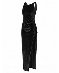 Dondup - Velvet Long Dress - Lyst