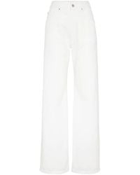 Brunello Cucinelli - Dyed Loose Five-Pocket Jeans With Shiny Tab - Lyst