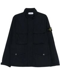 Stone Island - Micro Twill Short Parka - Lyst