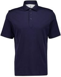 Brunello Cucinelli - Cotton T-Shirt With Classic Design - Lyst