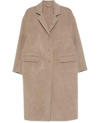 Ermanno Scervino - Relaxed Single-Breasted Coat - Lyst