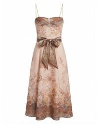 Zimmermann - 'Alchemy' Structured Midi Dress - Lyst