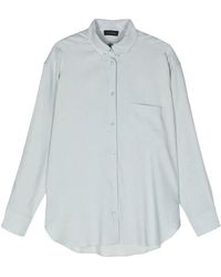 ANDAMANE - `Robbie` Oversize Button-Down Shirt - Lyst