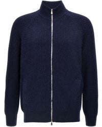 Brunello Cucinelli - Zip Cardigan - Lyst