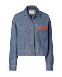 Fendi - 'Chambray' Denim Jacket - Lyst