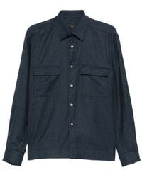 Xacus - Wool Overshirt - Lyst