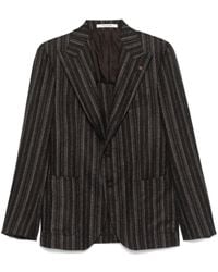 Tagliatore - Blazer A Righe - Lyst