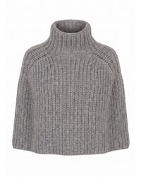 Sa Su Phi - Superpiuma Cashmere Mini Cape - Lyst