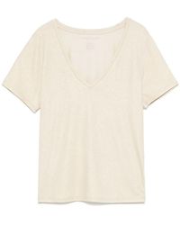 Majestic Filatures - V-Neck Short Sleeve T-Shirt - Lyst