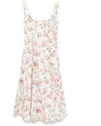 Agua Bendita - 'Pistilo Mosqueta' Midi Dress - Lyst