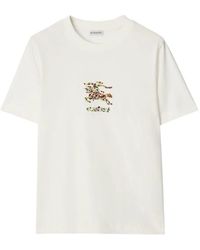 Burberry - T-Shirt With Print - Lyst