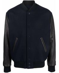 Golden Goose - Panelled Varsity Jacket - Lyst