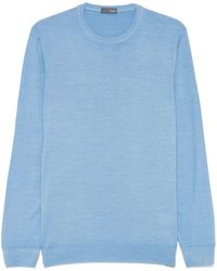 Drumohr - Long Sleeve Crew-Neck Sweater - Lyst