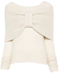 Ermanno Scervino - Bow-Detail Cashmere Sweater - Lyst